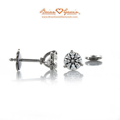 3 prong martini vs 4 prong basket style diamond stud earrings