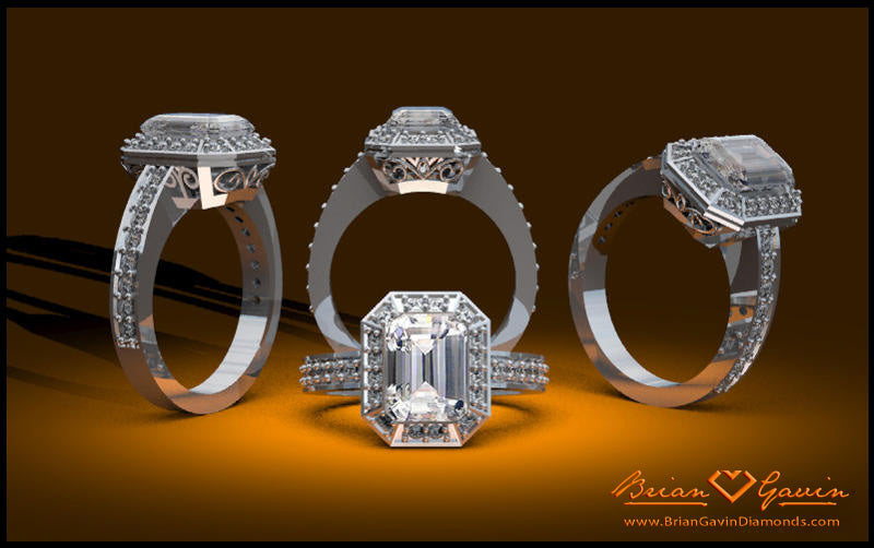 Diamond Engagement Ring CAD