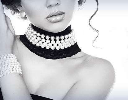 The magic and allure of pearls, tantalize her senses