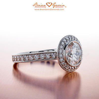 1 Carat Fancy Color Brown Diamond Engagement Ring, White Diamond Accent  Stones, Anniversary Ring, Unique Art Deco Style - BD73085 – mondi.nyc
