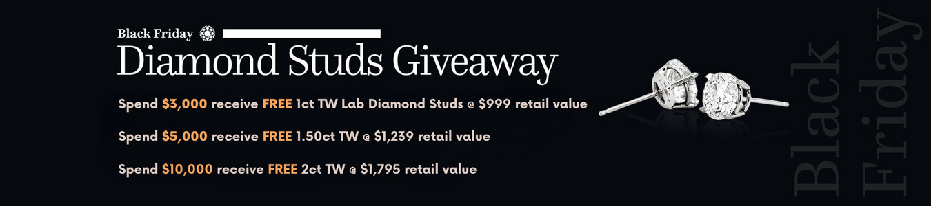 Diamond Studs Giveaway - Black Friday/Cyber Monday Special