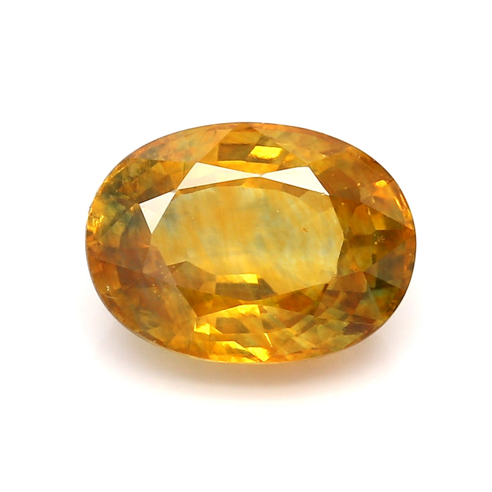 8.38 EC1 Oval Orangy Yellow Fancy sapphire