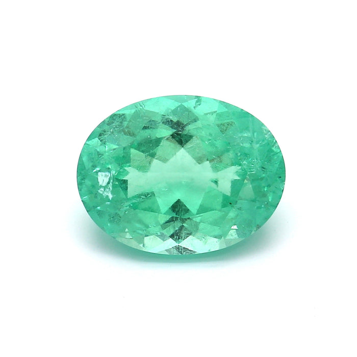 5.35 VI1 Oval Bluish green Emerald