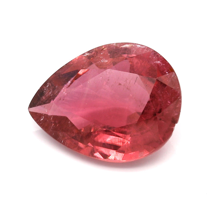 8.93 VI2 Pear-shaped Orangy Pink Tourmaline