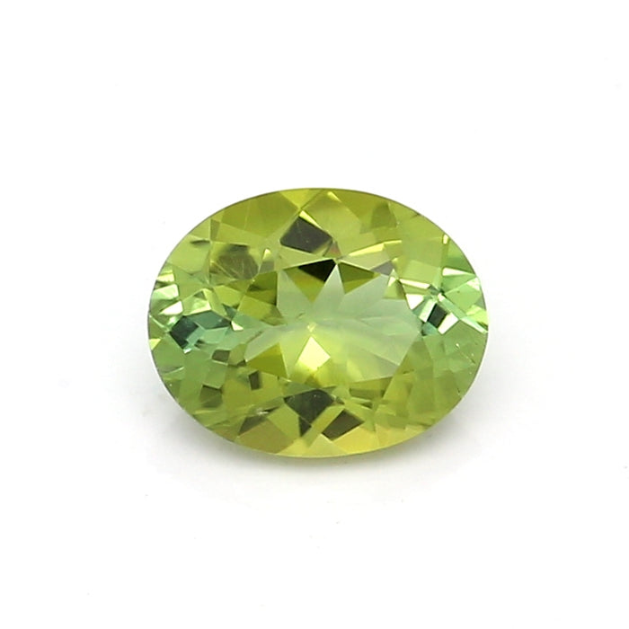 1.03 EC1 Oval Yellowish Green Tourmaline