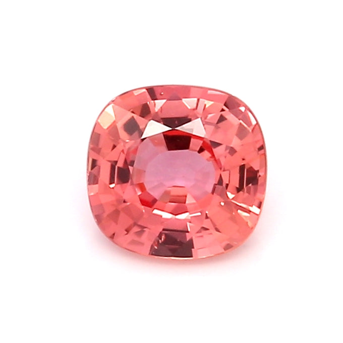 1.18 EC1 Cushion Pinkish Orange Fancy sapphire