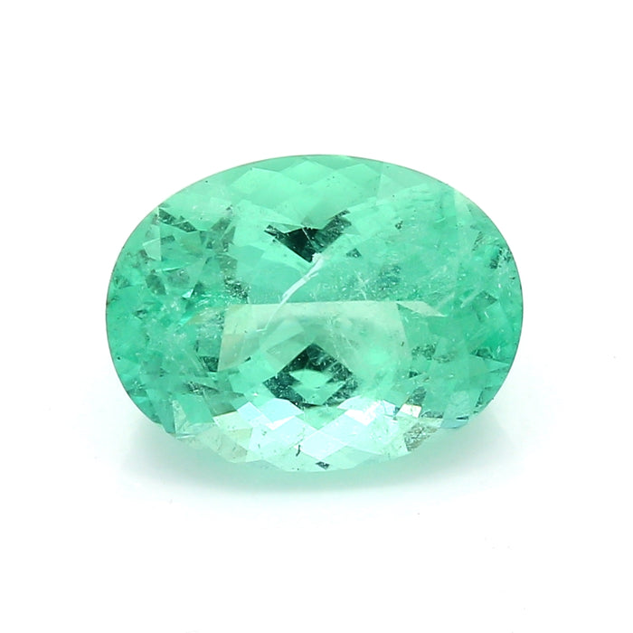 4.28 VI2 Oval Green Emerald