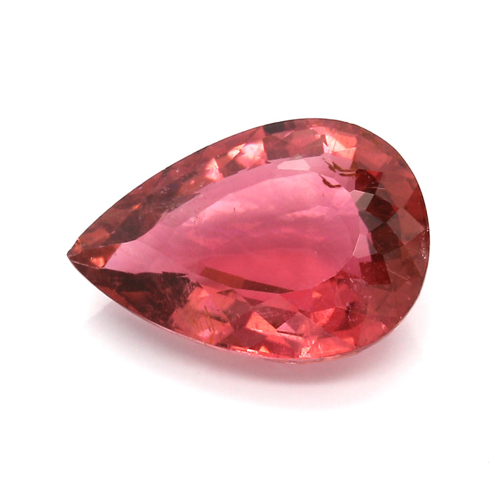 7.18 VI1 Pear-shaped Orangy Pink Tourmaline