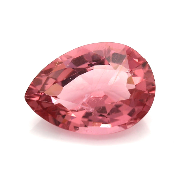 7.85 VI1 Pear-shaped Orangy Pink Tourmaline