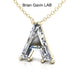 14K Yellow Gold, A