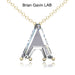 14K Yellow Gold, A