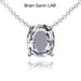 14K White Gold, O