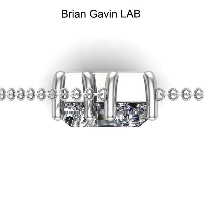 14K White Gold, J