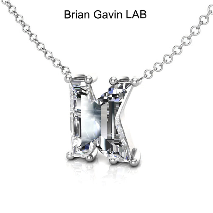 14K White Gold, K