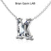 14K White Gold, K