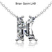 14K White Gold, K