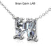 14K White Gold, M