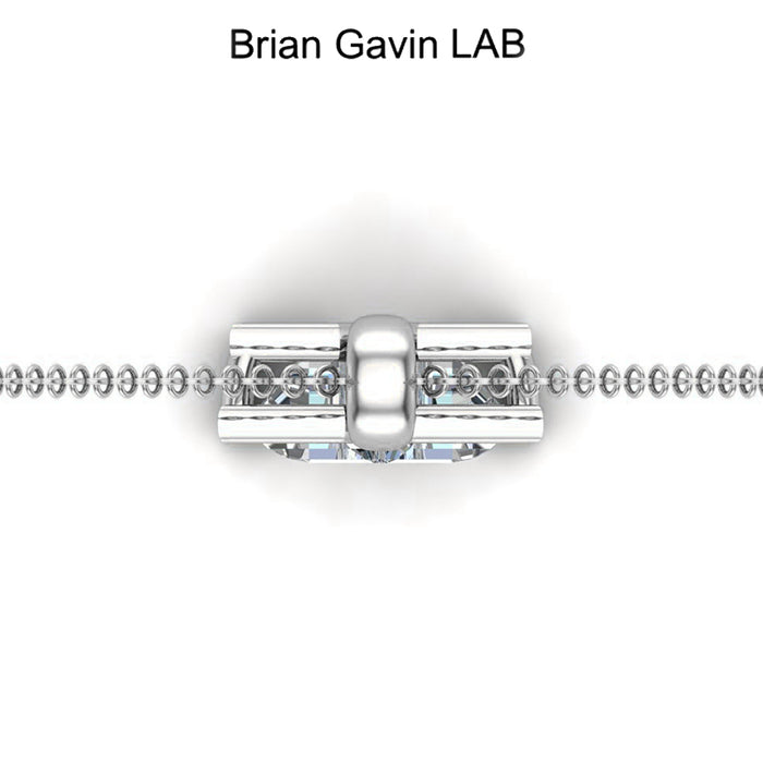 14K White Gold, M