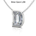 14K White Gold, D