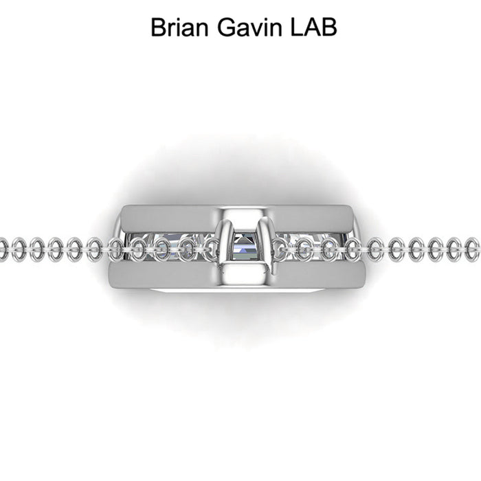 14K White Gold, A