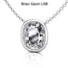 14K White Gold, O