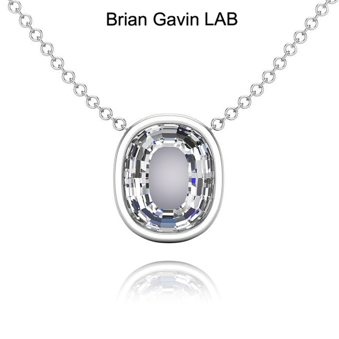 14K White Gold, O