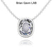 14K White Gold, O