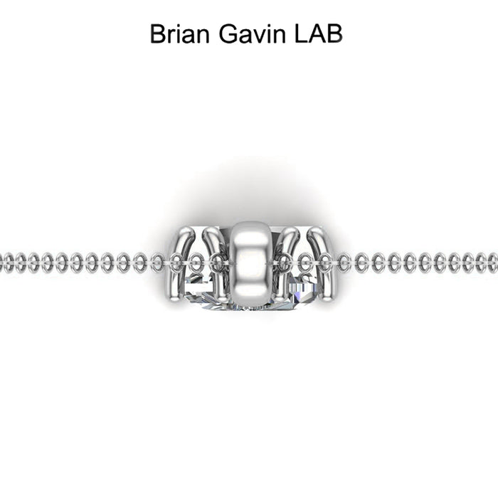 14K White Gold, K