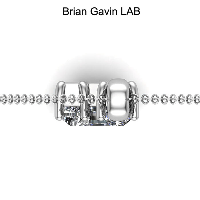 14K White Gold, J