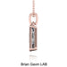 14K Rose Gold, A