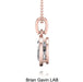 14K Rose Gold, O