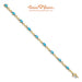 14K Yellow Gold, Blue Topaz