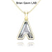 14K Yellow Gold, A