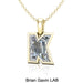 14K Yellow Gold, K