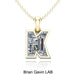 14K Yellow Gold, K