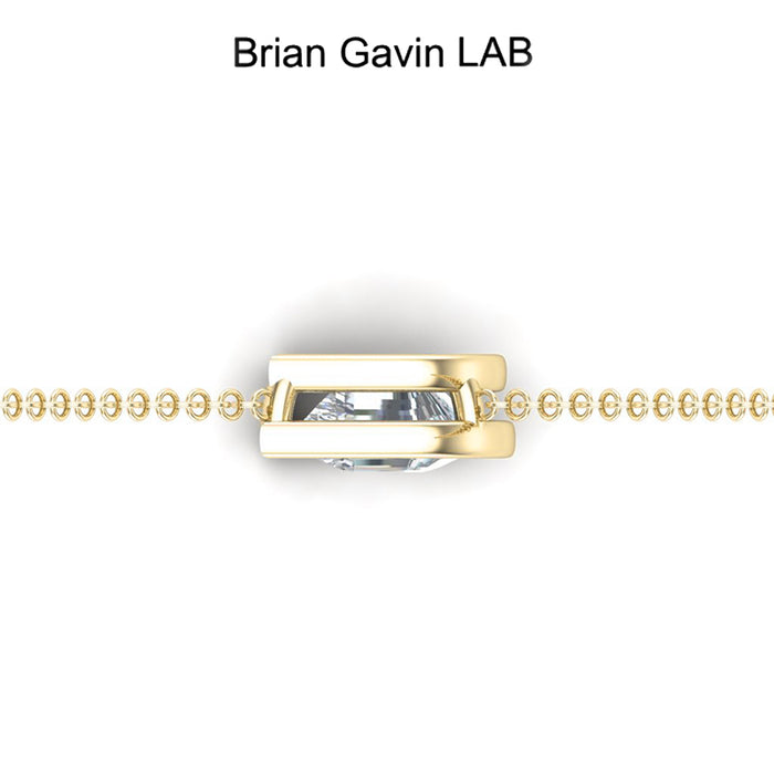 14K Yellow Gold, D