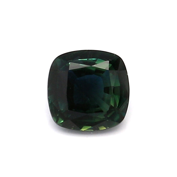 0.87 EC1 Cushion Bluish green Fancy sapphire