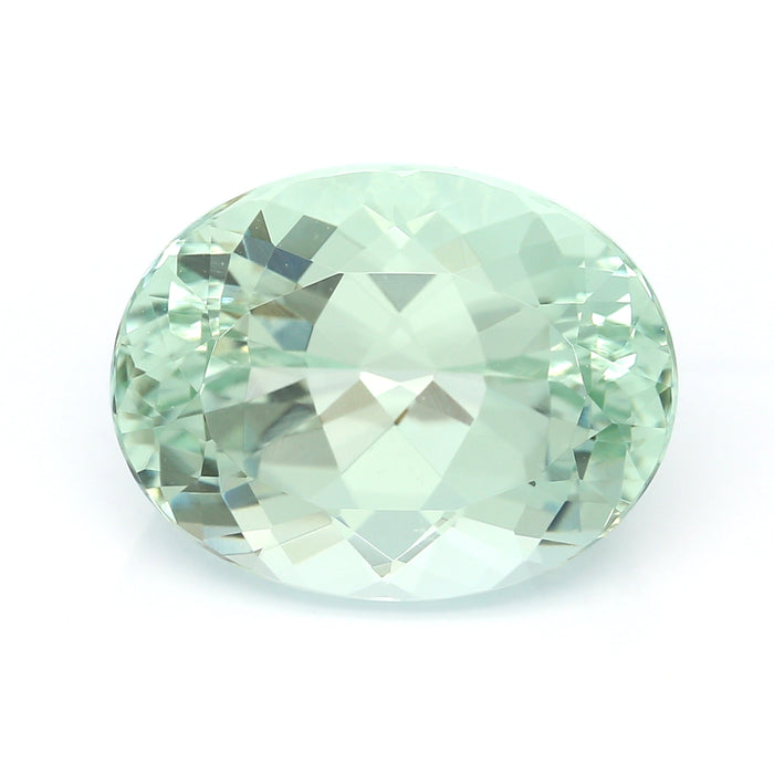 15.41 EC1 Oval Yellowish Green Tourmaline