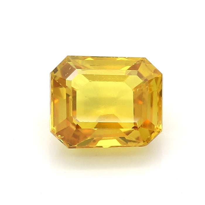 3.86 EC1 Octagon Greenish Yellow Fancy sapphire