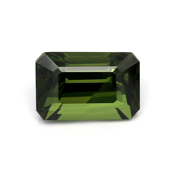 4.16 EC1 Octagon Yellowish Green Fancy sapphire