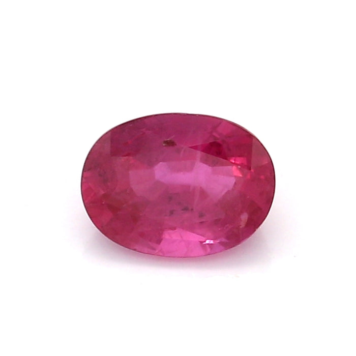 1.24 EC2 Oval Purplish Red Ruby