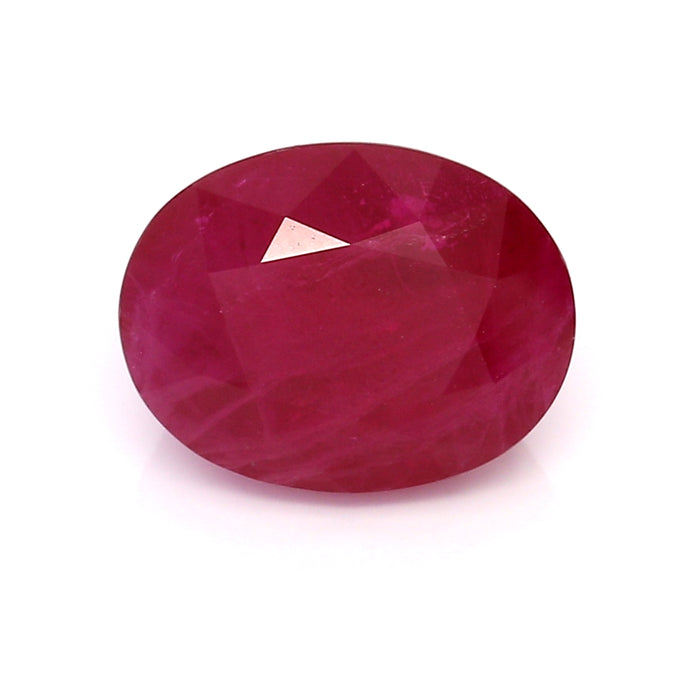 6.2 I2 Oval Purplish Red Ruby