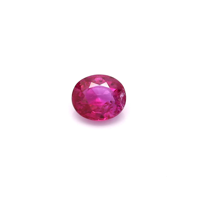 0.82 VI1 Oval Pinkish Red Ruby