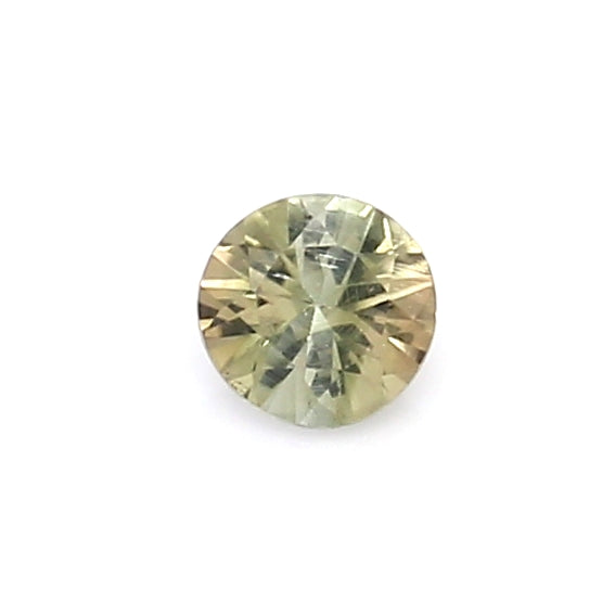 0.2 VI1 Round Yellowish Green Tourmaline