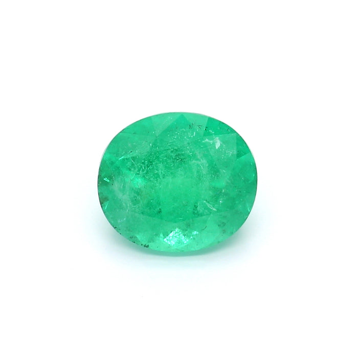 3.51 VI2 Oval Green Emerald