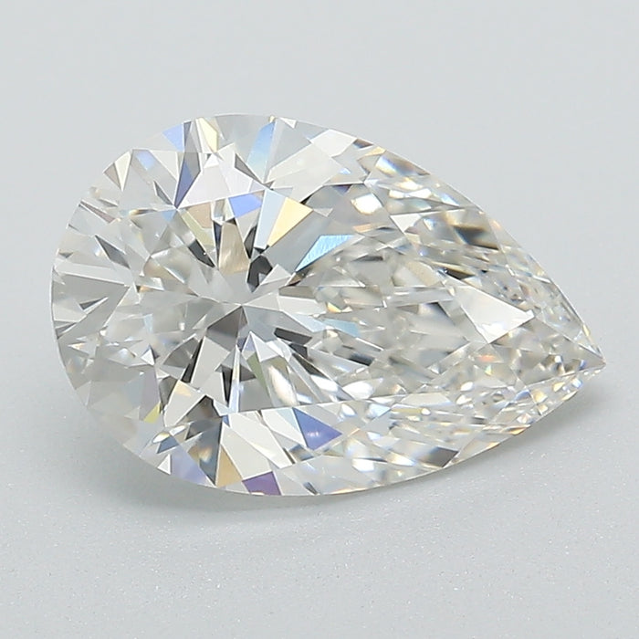 2.6 F VVS2 BG Select Lab Grown Pear Diamond