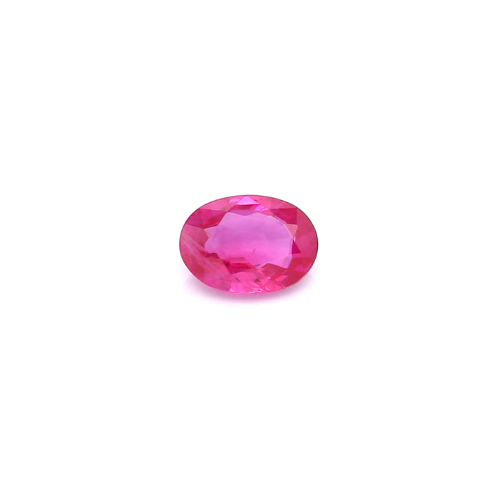 0.58 VI1 Oval Pinkish Red Ruby