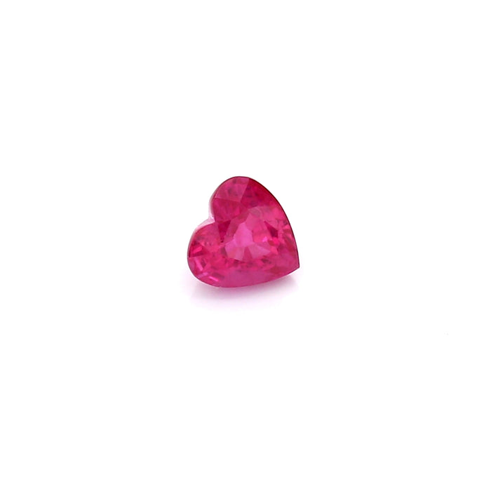 0.51 VI1 Heart-shaped Pinkish Red Ruby