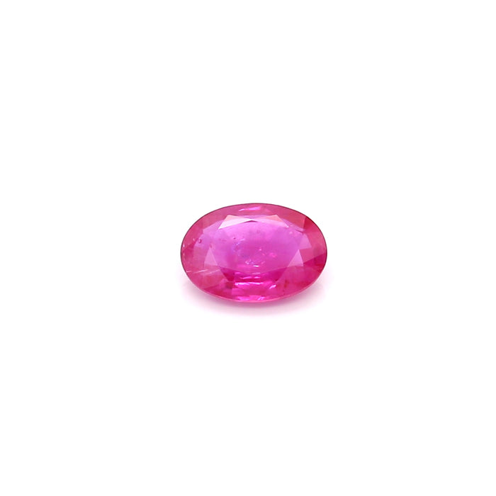 0.64 VI2 Oval Pinkish Red Ruby