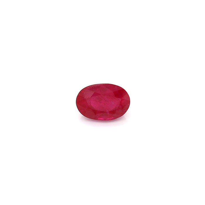 0.57 VI2 Oval Purplish Red Ruby